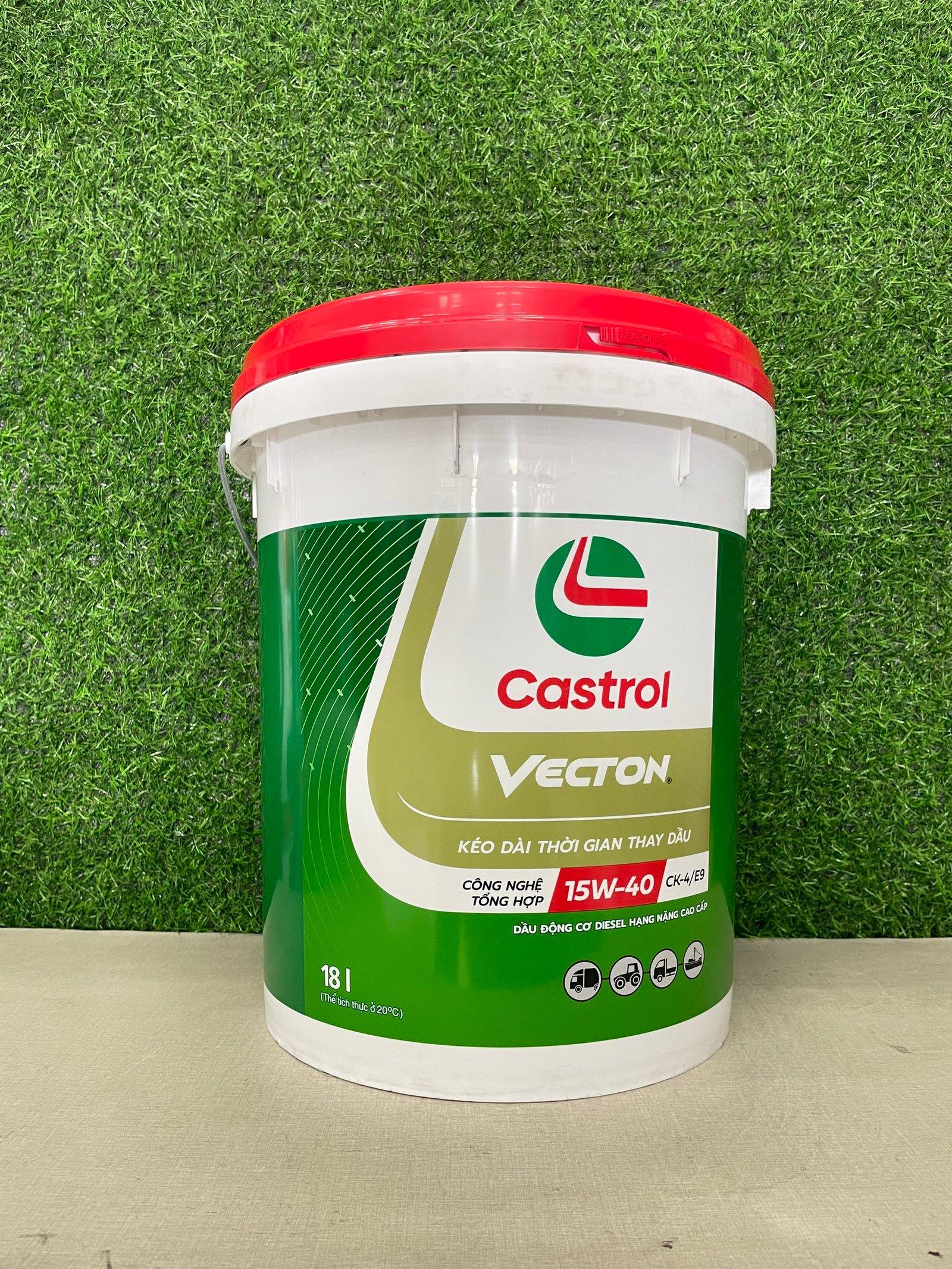 Dầu động cơ cao cấp Castrol Vecton 15W-40 CK-4/E9